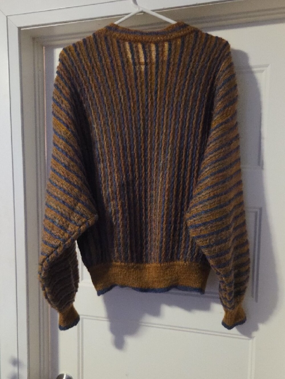 Embellished Brown Knit Zip Up Sweater with Fur Trim. - Picture 7 of 15